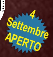 4 
Settembre
APERTO
